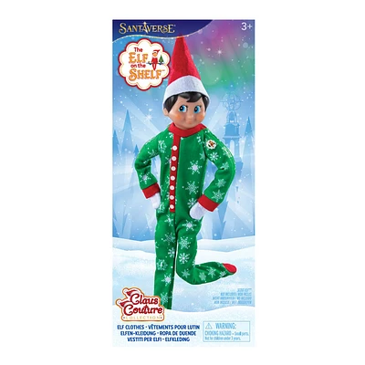 Elf on the shelf - Claus Couture - Snowflake Snuggle PJs