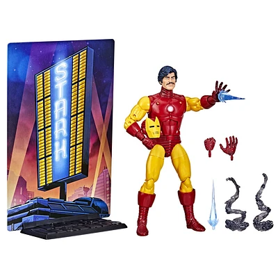 Marvel Legends, 20e anniversaire, Série 1, Iron Man, figurine de collection de 15 cm