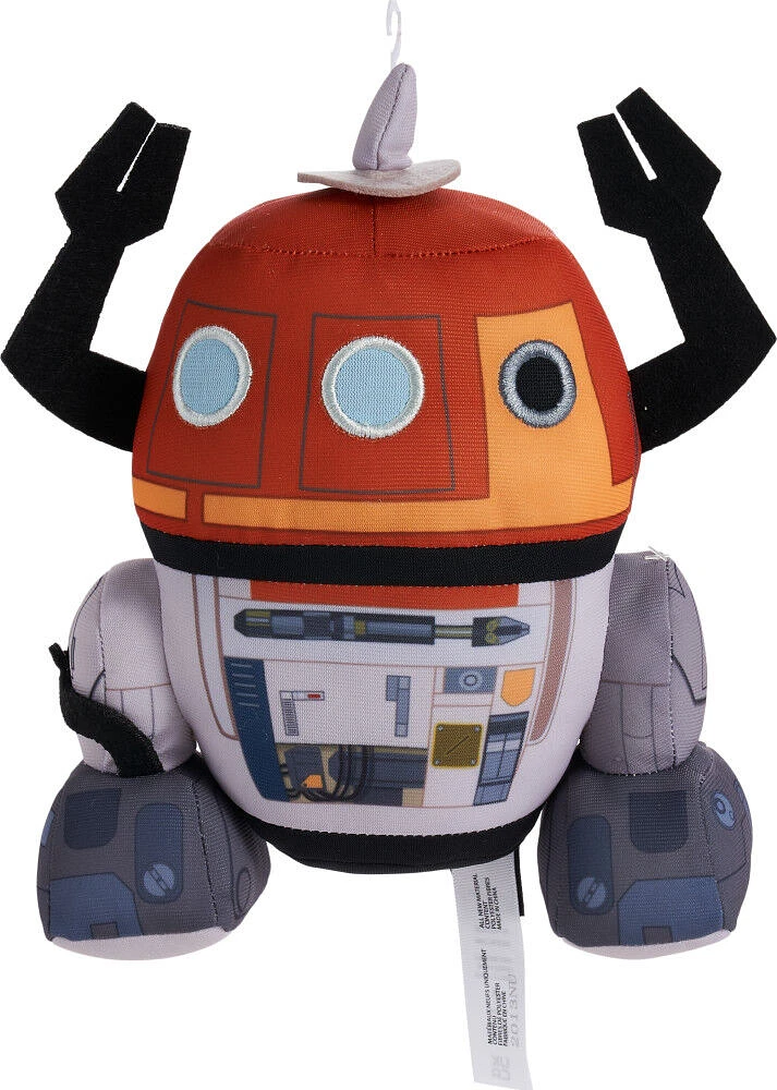 Star Wars Plush Chopper (C1-10P) Character Figure, 8-inch Soft Doll, Collectible Toy Gifts