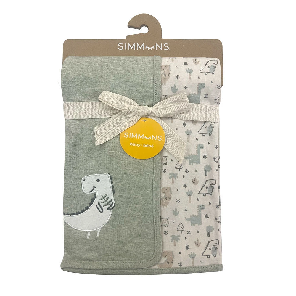30po X 40po Simmons Jersey Couverture Sage Dinos