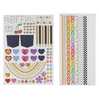 Cool Maker, Recharge Stitch 'N Style Fashion Studio avec 2 cartouches de fil pré-enfilées, tissus et imprimés à transférer à l'eau