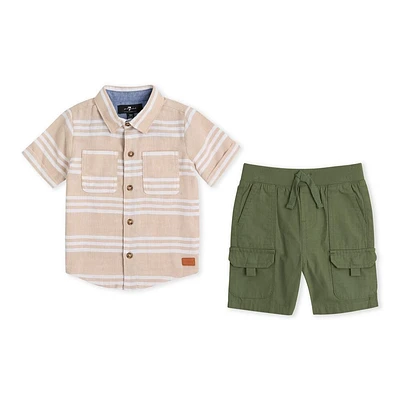 7 For All Mankind Ensemble De 2 Shorts En Serg