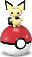 MEGA  Pokémon  Figurine articulée  Pichu, Pokéball (24 pièces)