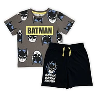 Batman 2 Piece Short Set