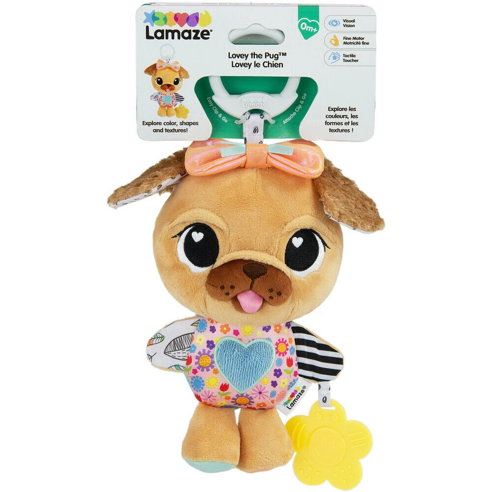 LAMAZE - Lovey The Pug Clip & Go