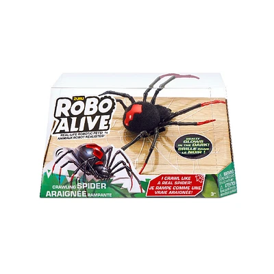 Robo Alive Crawling Spider Glow In the Dark Robotic Toy by ZURU