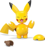 MEGA  Pokémon  Figurine articulée  Pikachu, Pokéball (16 pièces)