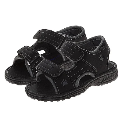 Rugged Bear Black/Grey Sport Sandal