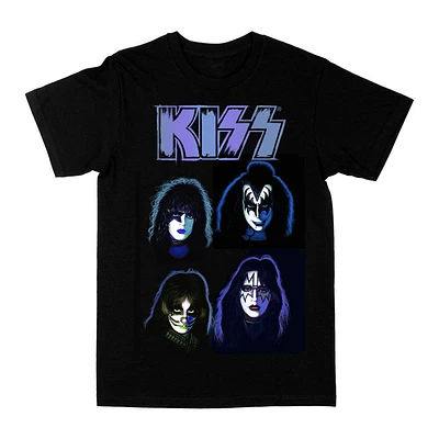 Kiss Gradient- Logo noir chemise