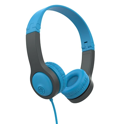 Jlab JBuddies Folding Wired Headphones- Bl/GR
