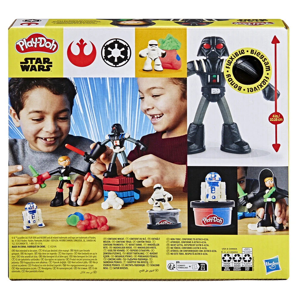 Play-Doh Star Wars Squish & Slice Lightsabers 4 Inch Action Figure Set
