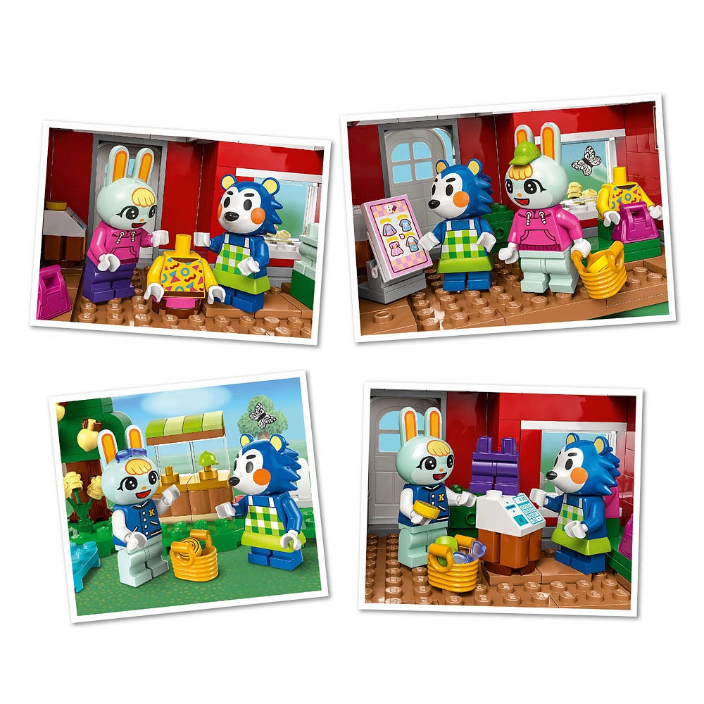 LEGO Animal Crossing Able Sisters Clothing Shop Building Toy - Animal Crossing Figures & Playset - 77055