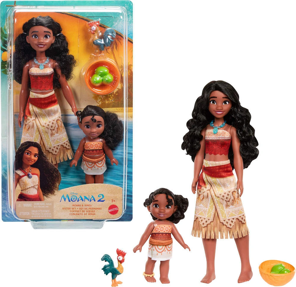 Disney Moana2 Coffret de jeu Surs Moana et Simea, 3access.