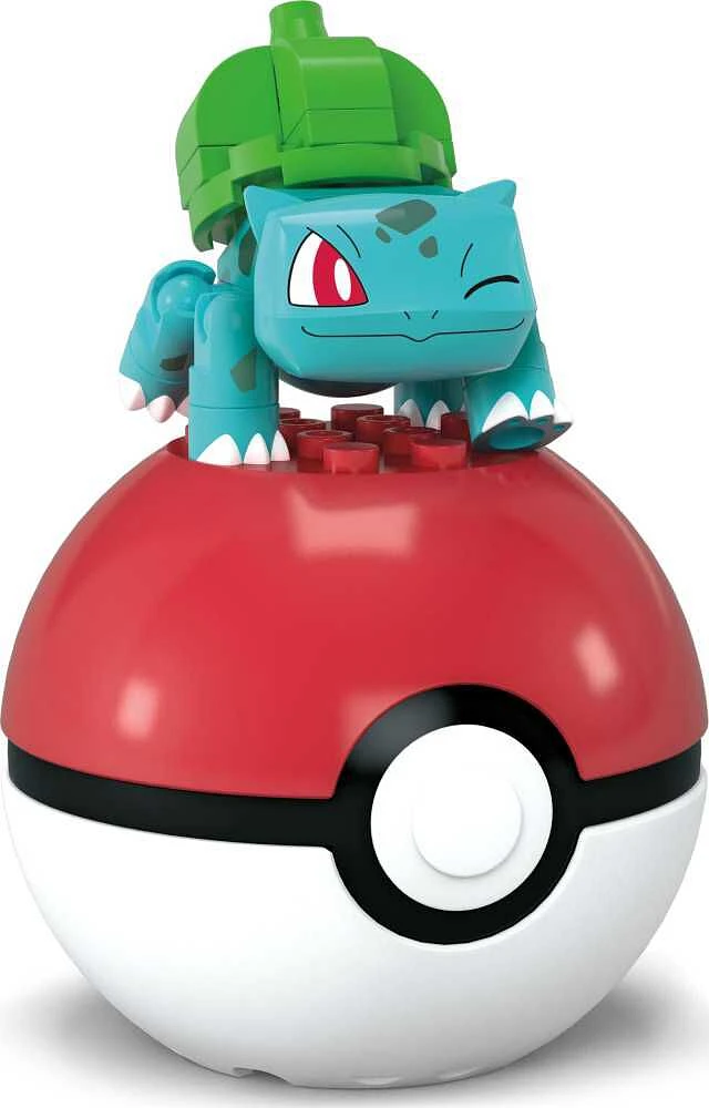 MEGA  Pokémon  Figurine articulée  Bulbizarre, Pokéball (30 pièces)