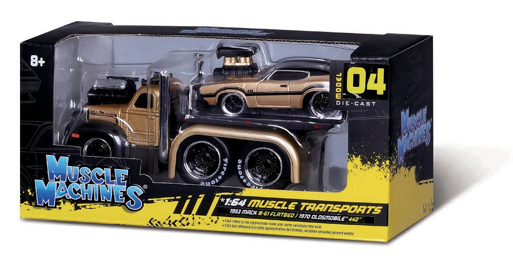 Assortiment De Véhicules De Transport Muscle Machines À L'Échelle 1:64
