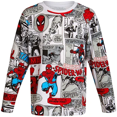 Marvel - Long Sleeve Tee - Spider-Man / White