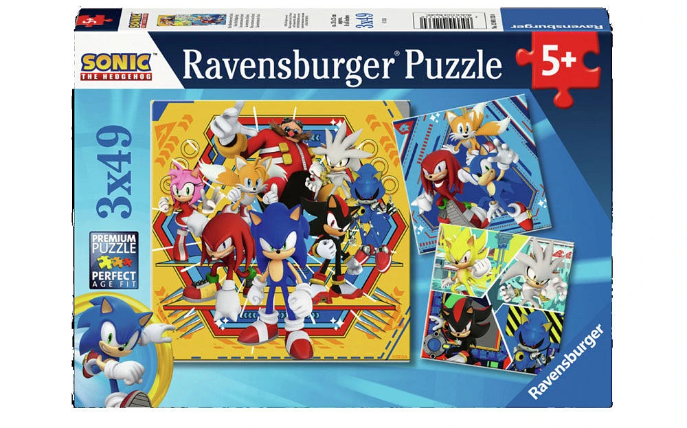 Ravensburger - Sonic the Hedgehog 3x49 puzzle