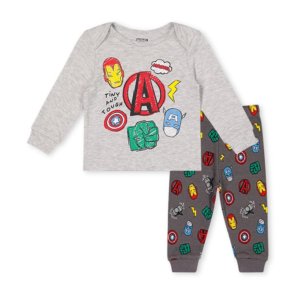 Avengers ens.Pyjama Gris