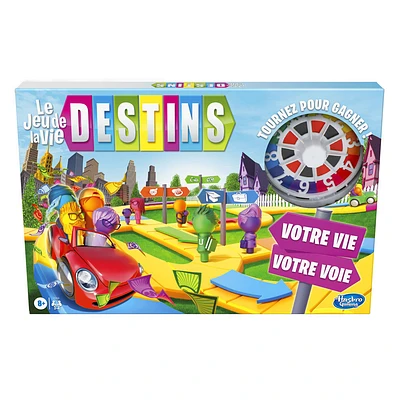 The Game of Life Game, Family Board Game for 2-4 Players, Indoor Game (French)