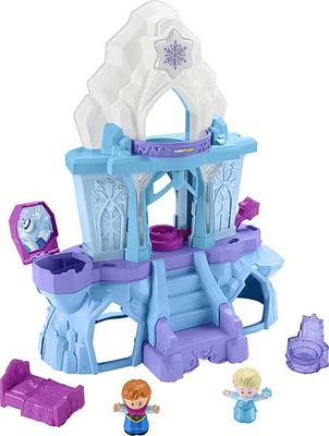 Disney Frozen Elsa's Enchanted Lights Palace Little People Toddler Musical Playset