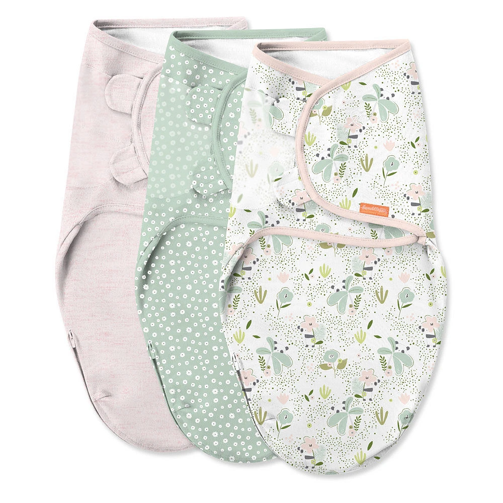 SwaddleMe Easy Change 3PK Couverture-sac COUCOU PANDA ÉTAPE 1