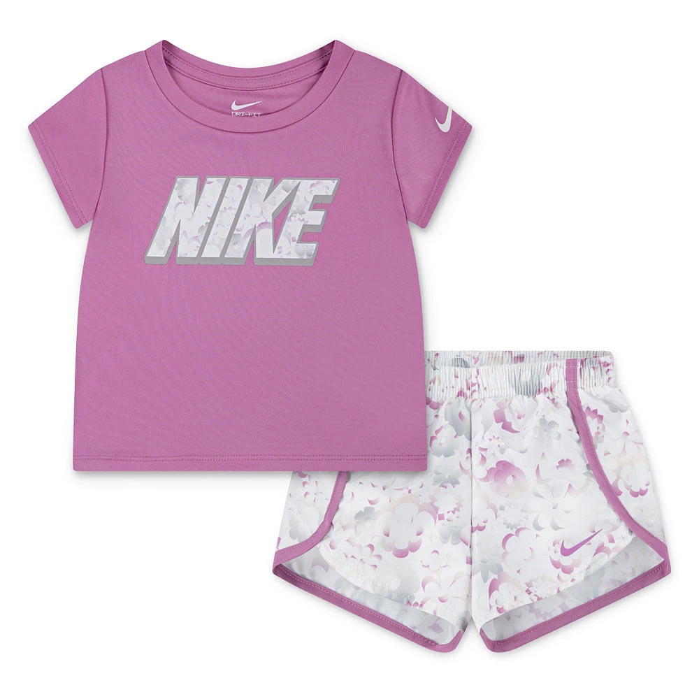 Nike Flow-Ral All-Over Print Sprinter Set