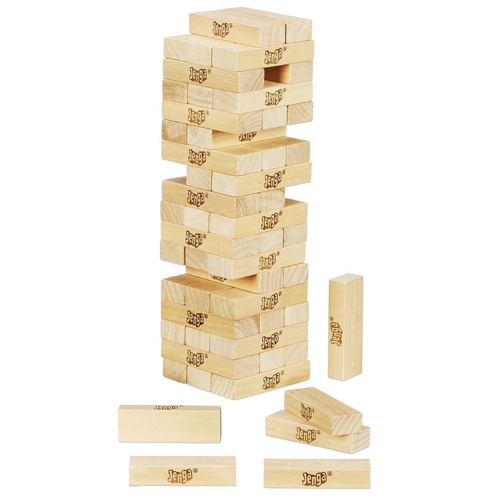 Official Hasbro Games Jenga Game with Digital Die