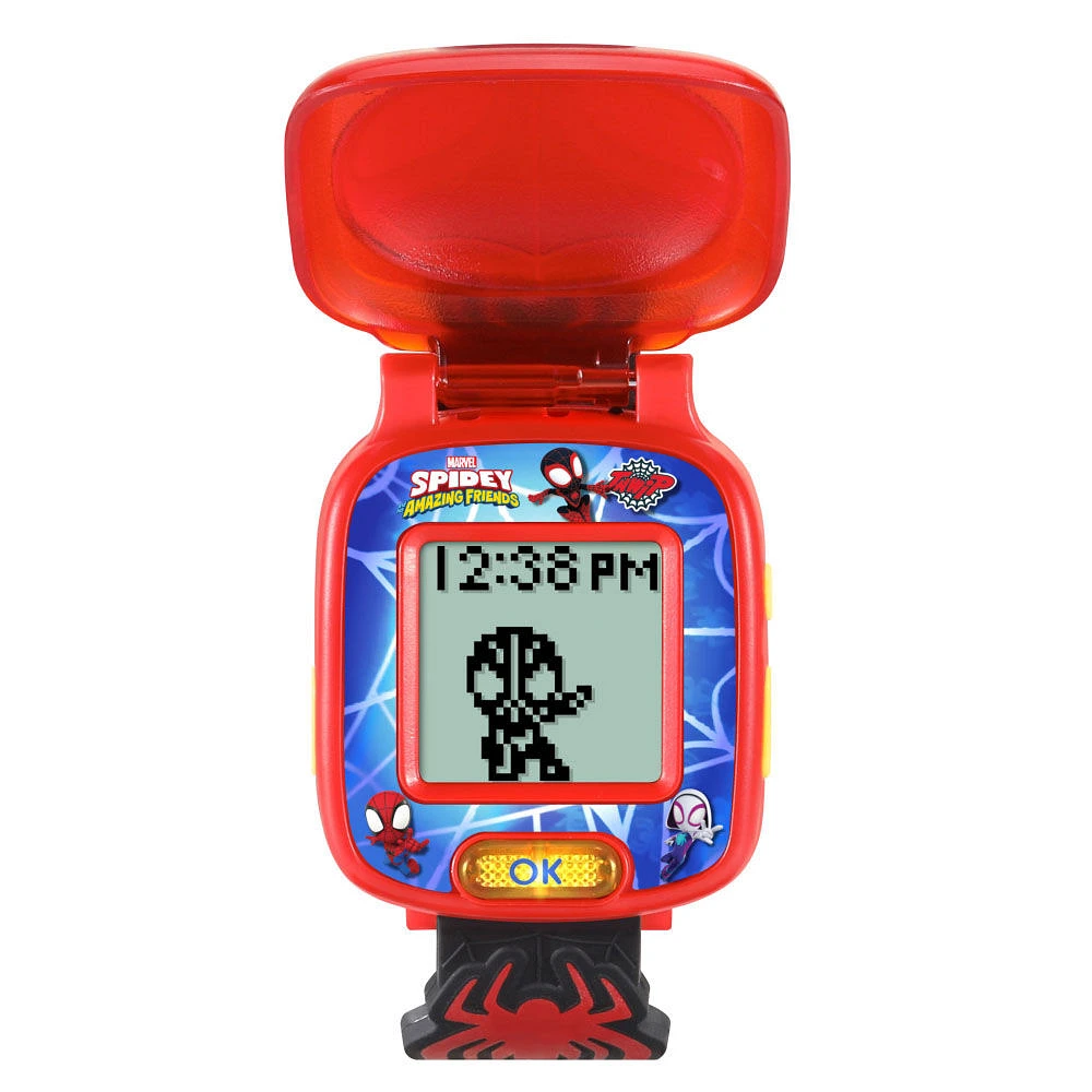 VTech Spidey et ses Amis Extraordinaires - La montre-jeu interactive de Spin - Édition anglaise
