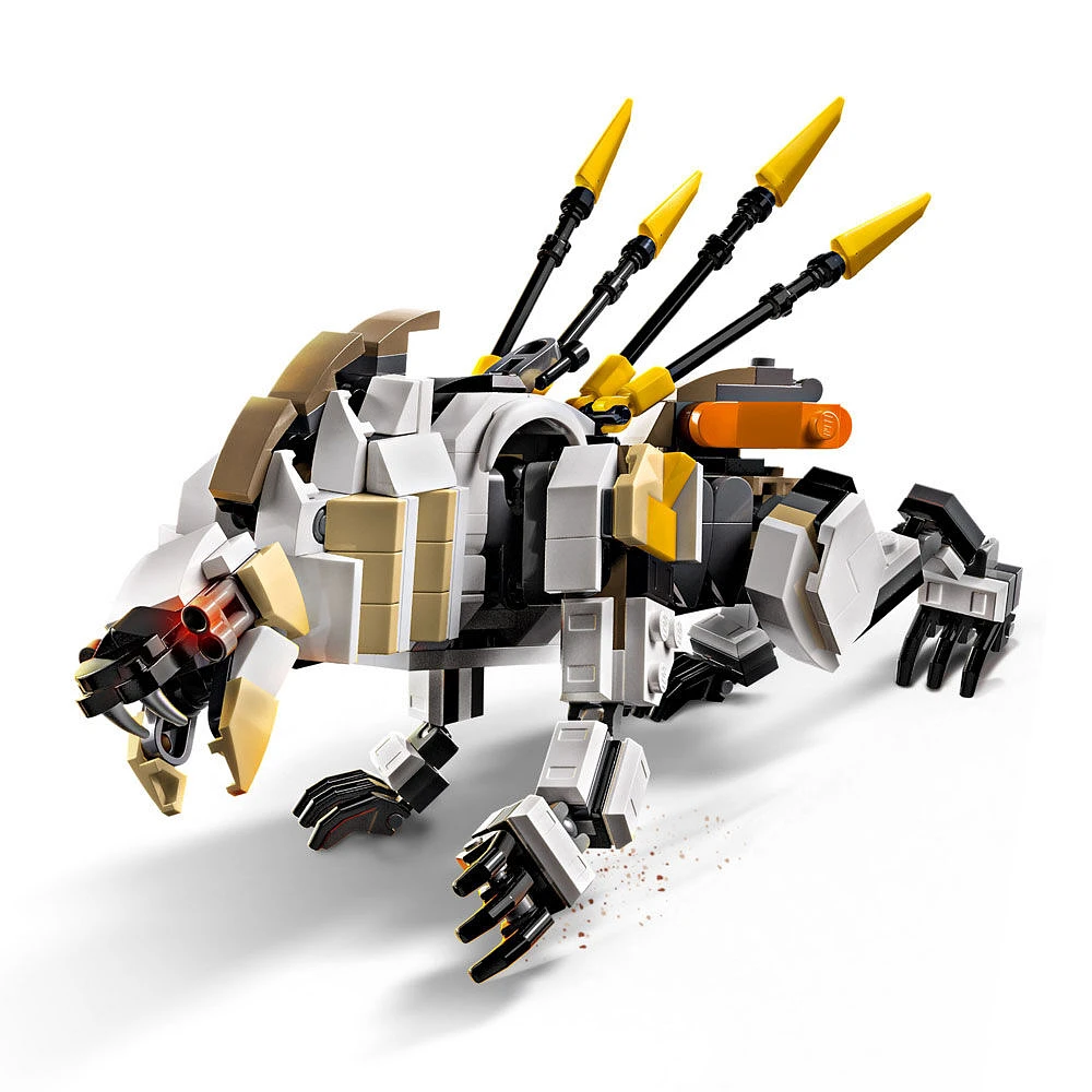 LEGO Horizon Adventures Aloy et Varl contre Shell-Walker et Sawtooth, Jouet avec figurines de machines 77037