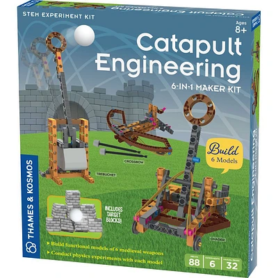 Catapult Engineering: 6-In-1 Maker Kit - English Edition