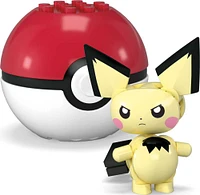 MEGA  Pokémon  Figurine articulée  Pichu, Pokéball (24 pièces)
