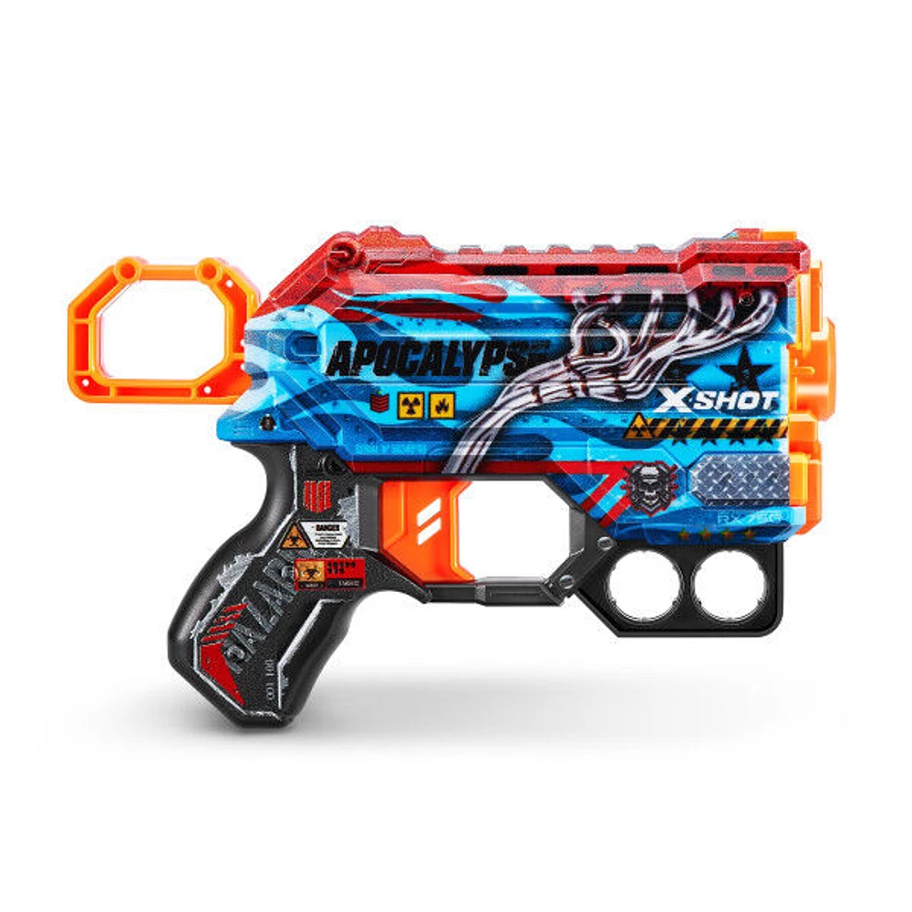 Zuru X-Shot Skins Menace Dart Blaster - Apocalypse (8 fléchettes)