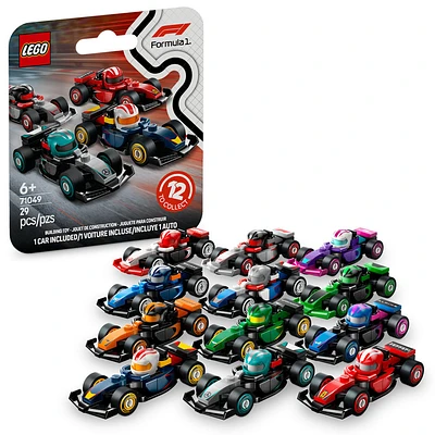 LEGO F1 Voitures de course de F1 à collectionner, Ensemble de construction pour les enfants, Ensemble de jeu de modèles à construire 71049