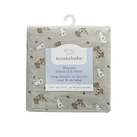 Koala Baby 1 pack Flannel Sheet Woodland Bunny