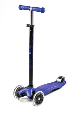 Trottinette Micro Maxi Plus Led/Bleu - Notre exclusivité