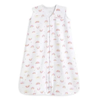 HALO SleepSack Wearable Blanket - Cotton - Sunshine Rainbows  Medium 6-12 Months