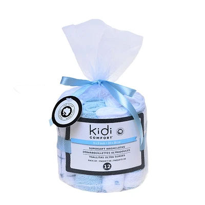 Washcloths 12 pack - Blue