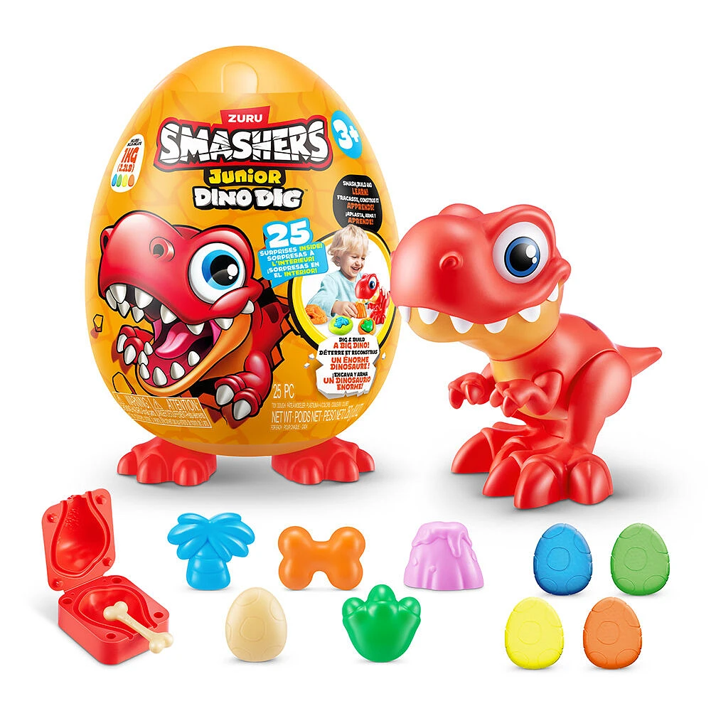 Smashers Junior Dino Dig Egg