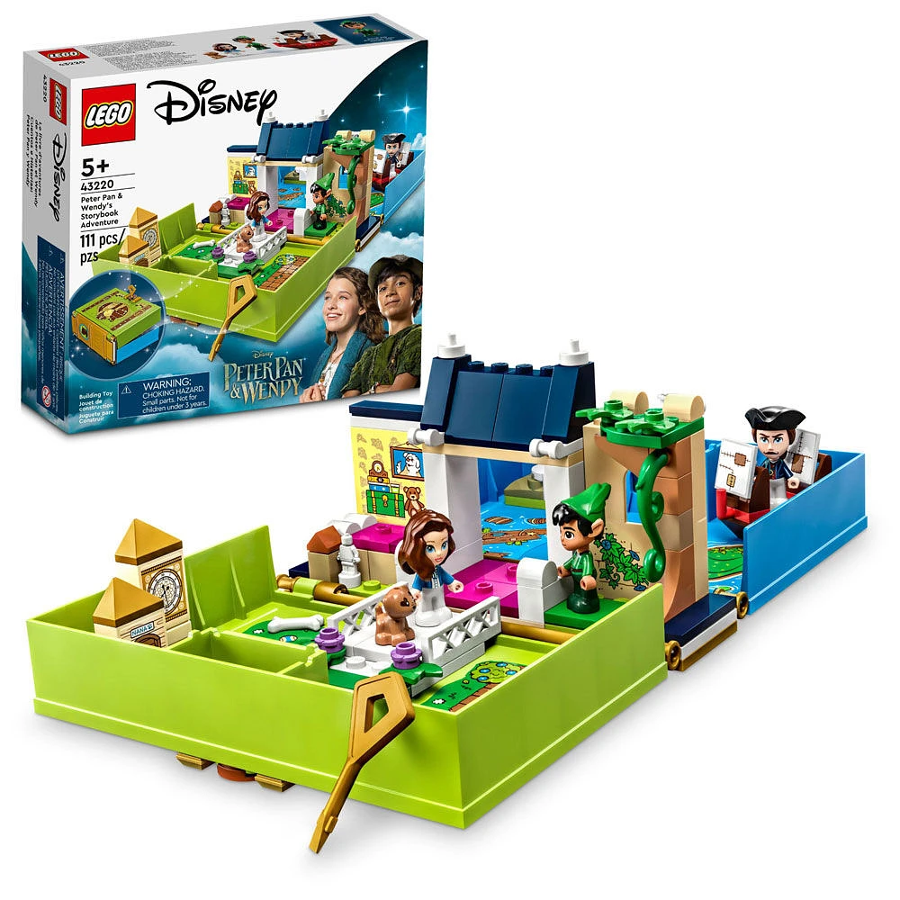 LEGO Disney Le livre d'aventures de Peter Pan et Wendy 43220 (111 pièces)