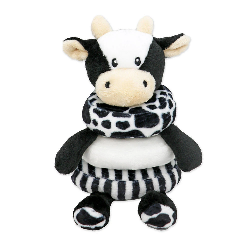 Peluche Bab & Tot Peluche Stacking : vache noire