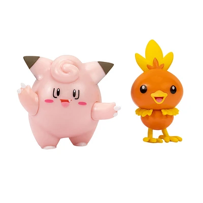 Pokémon Battle Figure Pack - Torchic and Clefairy