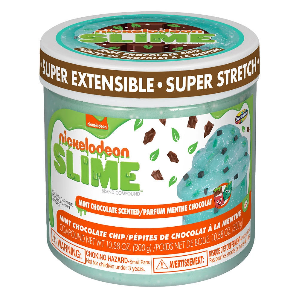 Pots spéciaux de slime Nickelodeon - Menthe aux pépites de chocolat
