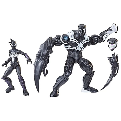 Hasbro Marvel Legends Series, Venom Space Knight et Marvel's Mania, Pack de 2 figurines de 15 cm des bandes dessinées - Notre exclusivité