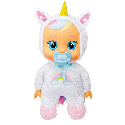 Poupée Cry Babies Bonne nuit Dreamy avec voyants DEL, pour filles et garçons de 18 mois et plus