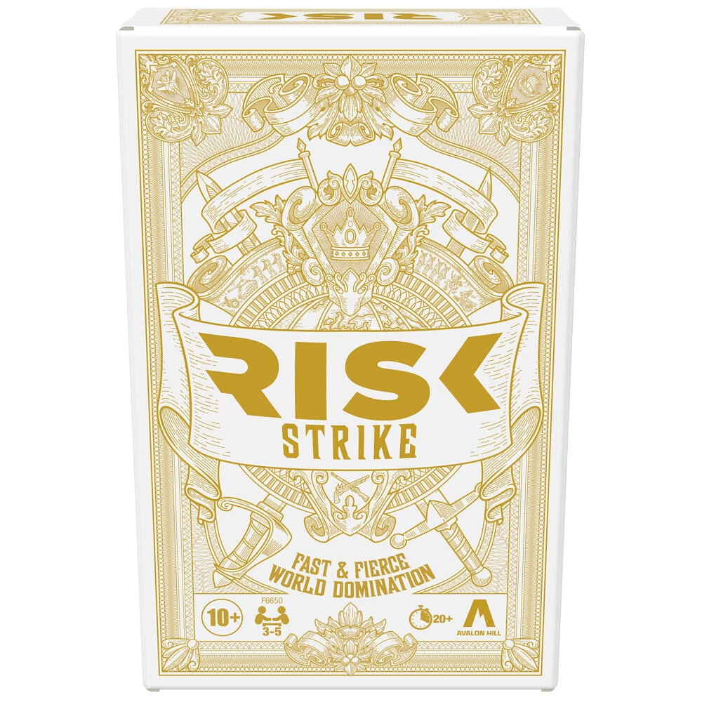 Risk Strike, jeu de cartes et de dés, jeu de cartes de stratégie rapide pour 2 à 5 joueurs