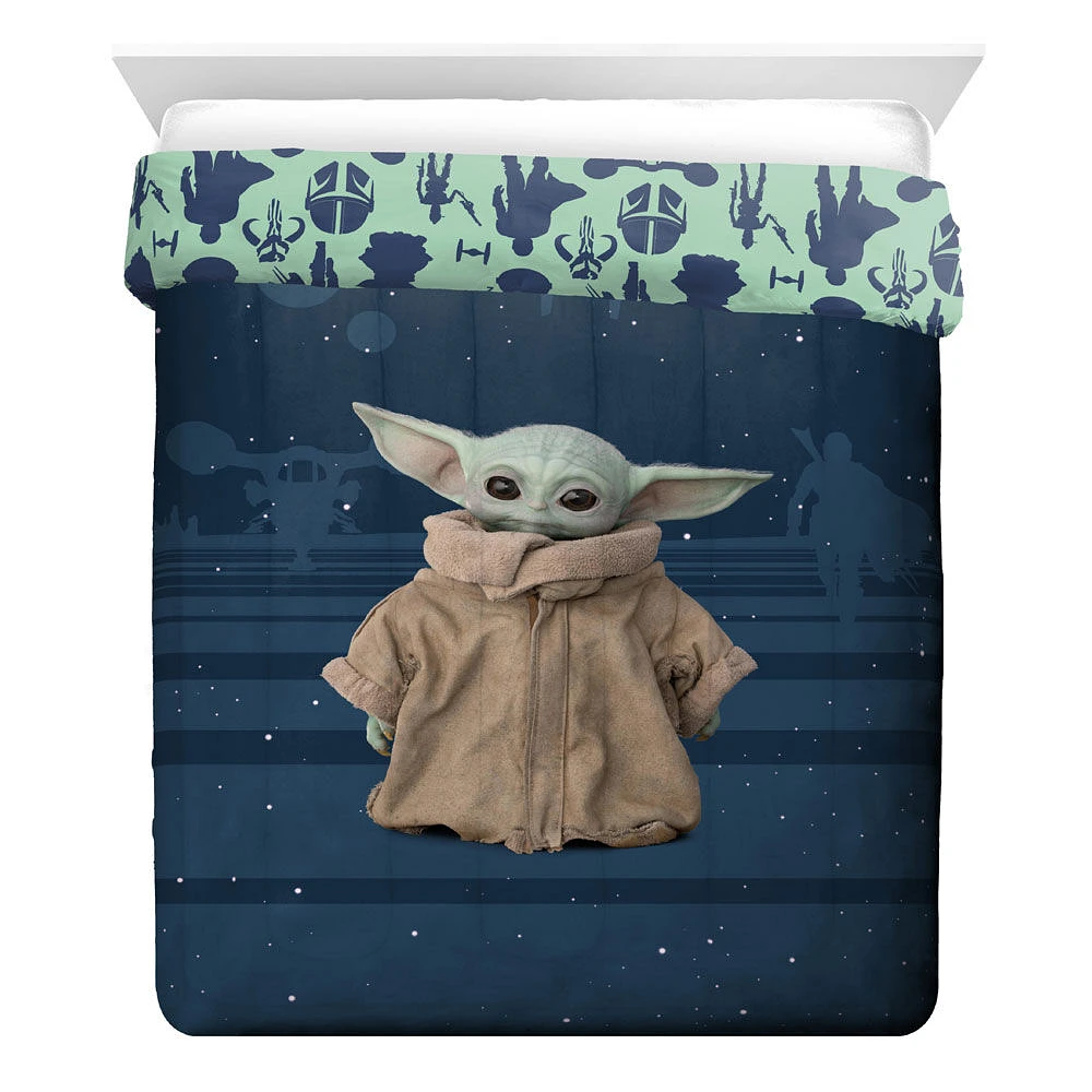 Star Wars: The Mandalorian 'The Child' Twin/Full Reversible Comforter, 100% Polyester