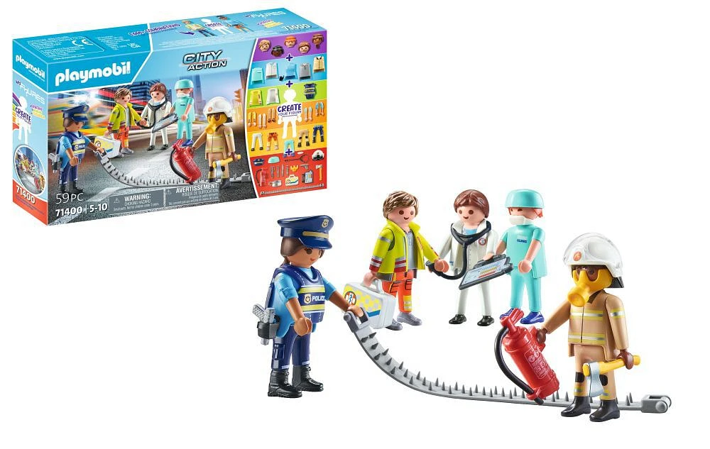 Playmobil - My Figures: Heros du quotidien