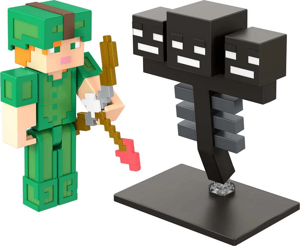 Minecraft Alex Vs Wither Figures