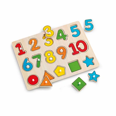 Woodlets Lift and Look Numbers Puzzle