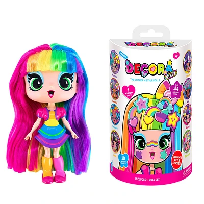 Decora Girlz 5" Collectible Dolls: Express & Decorate - Mystery Pack with 8 Surprises